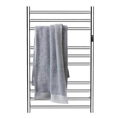 Heated single towel online rail